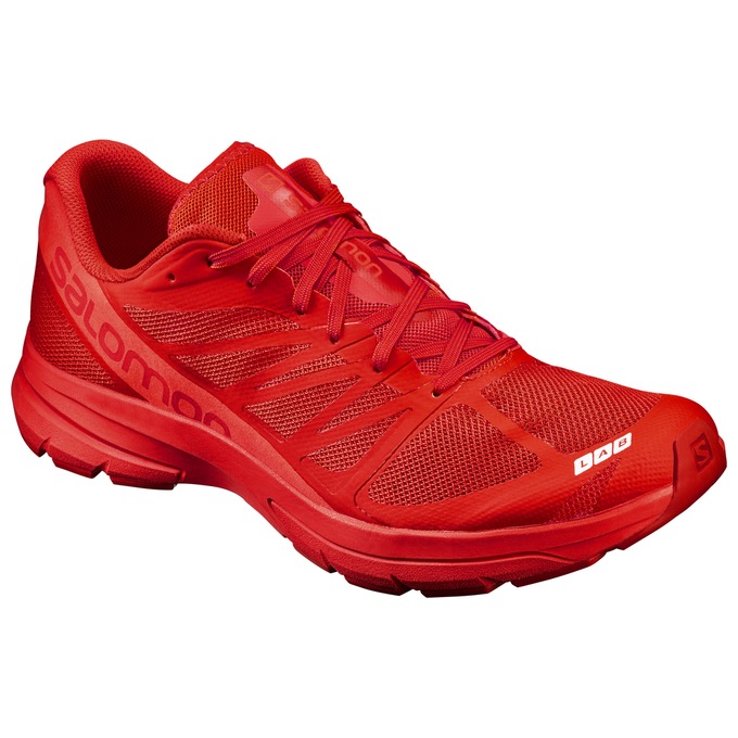 Salomon Singapore Mens Running Shoes - S-LAB SONIC 2 Red | 23054-QOTI